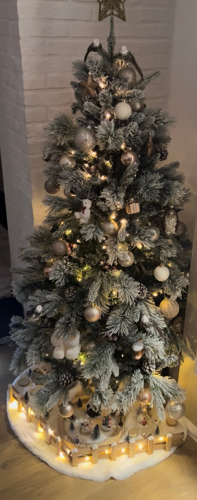 Vintage kerstboom 150 cm, Diversen, Kerst, Ophalen of Verzenden, Nieuw