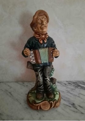 biscuit : accordeon speler, Ophalen of Verzenden