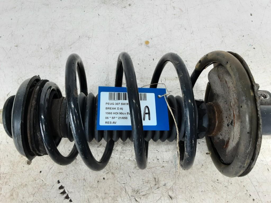 RESSORT DE SUSPENSION AVANT Peugeot 307 SW (3H), Utilisé, Peugeot
