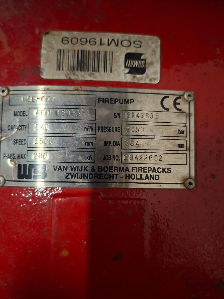 groupe moteur diesel industriel IVECO 200 kW (270 ch) – 170h, Articles professionnels, Enlèvement