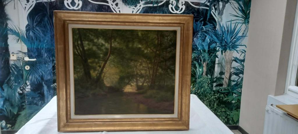 Peinture "sous-bois en été", Enlèvement