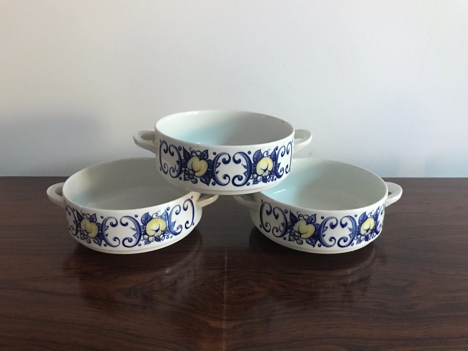 Villeroy & Boch Cadiz set 3 kommetjes bowls met greepjes, Ophalen of Verzenden