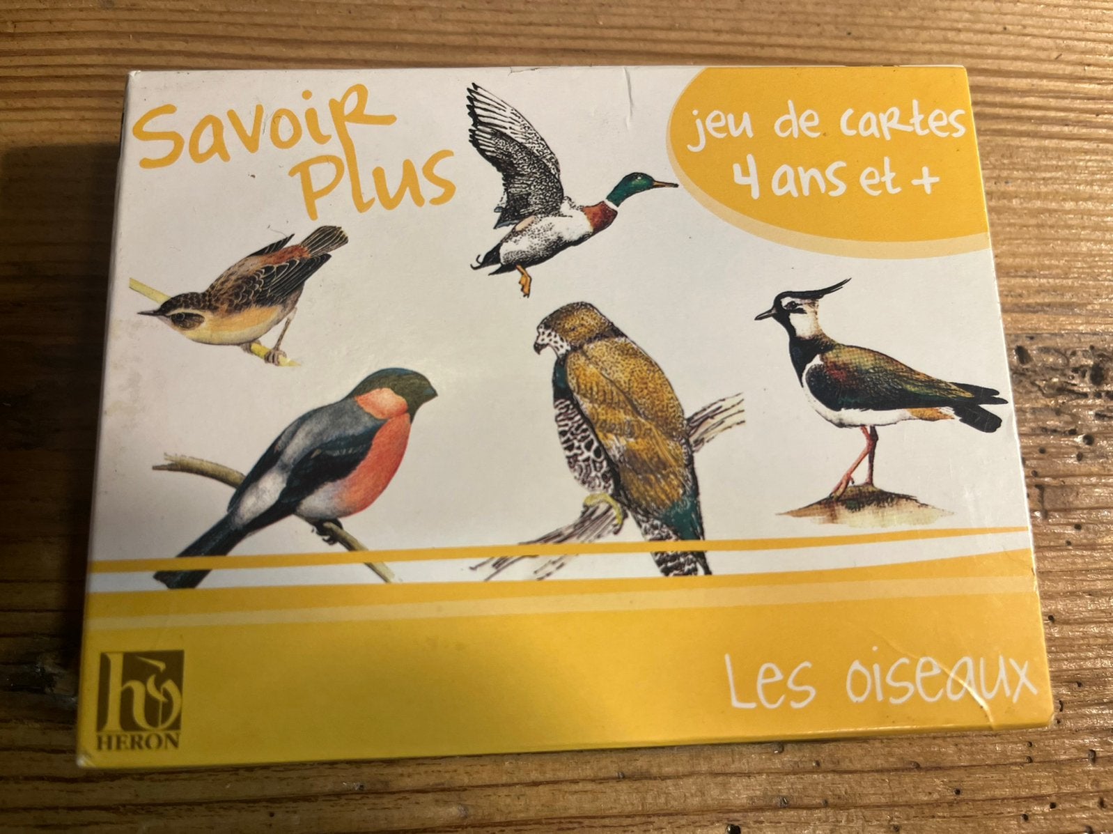 Jeu de cartes sur les oiseaux « savoir plus », Enlèvement ou Envoi, Comme neuf