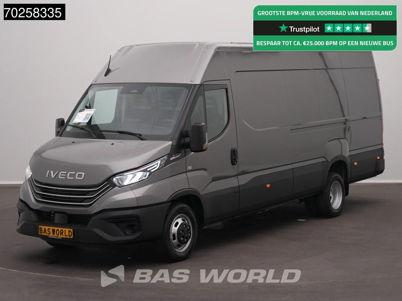 Iveco Daily 35C21 BPM VRIJ! 3.0L Automaat 210PK L3H2 2025-Mo, Stof, Euro 6, Iveco, 2585 kg