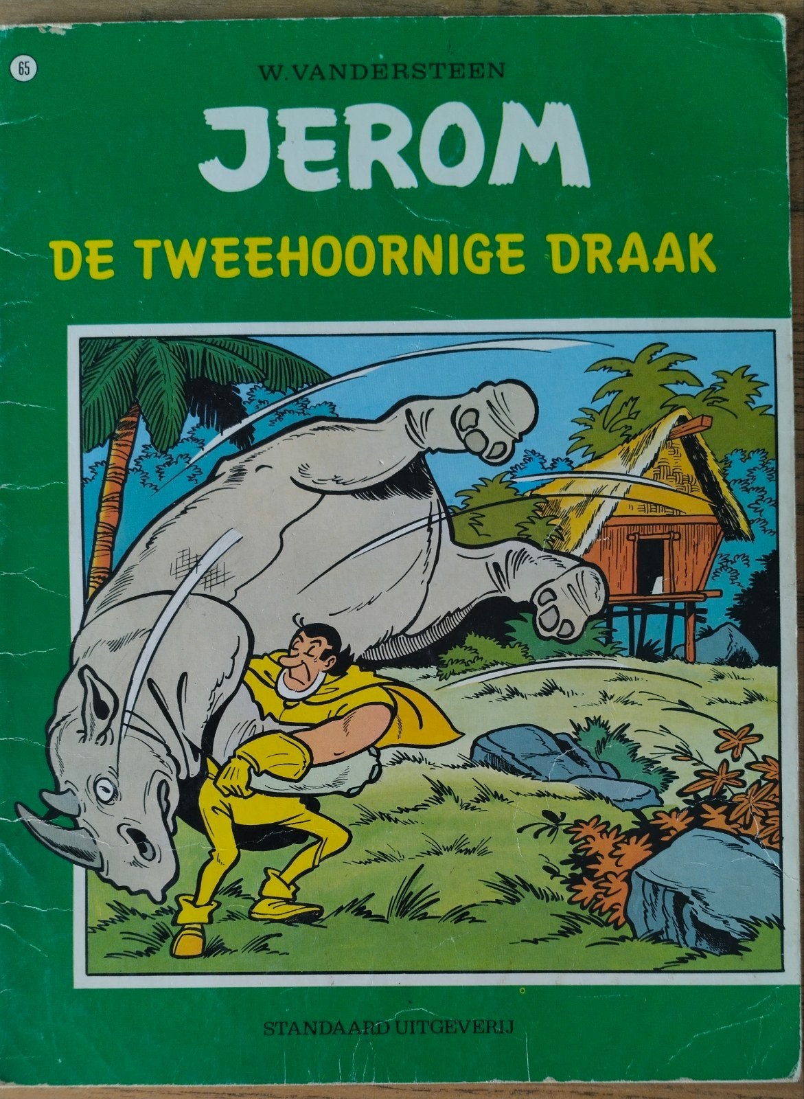 Jerom - 65 - De tweehoornige draak, Ophalen