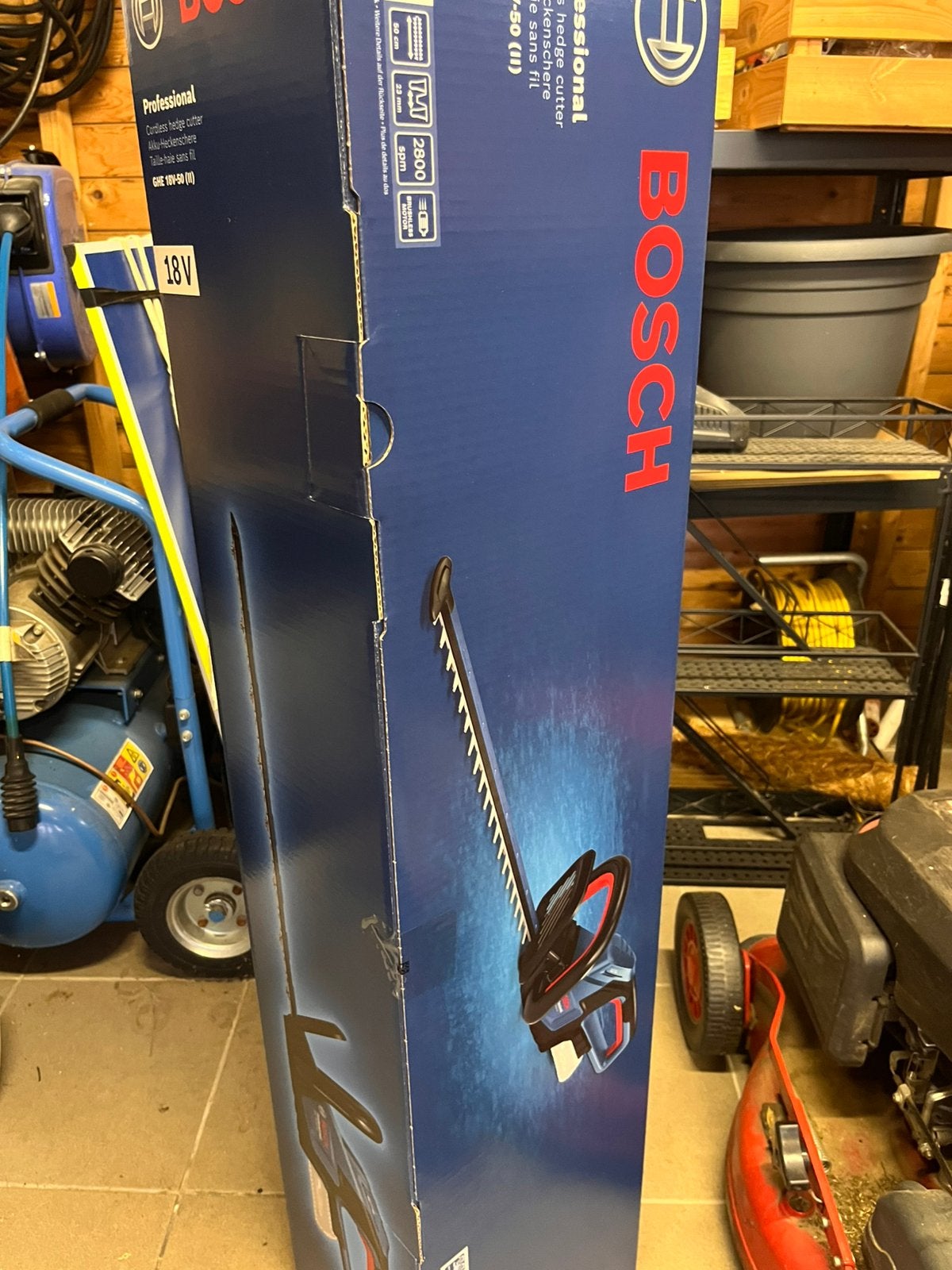Bosch Heggenschaar GHE 18v-50, Tuin en Terras, Ophalen of Verzenden, Nieuw, Accu