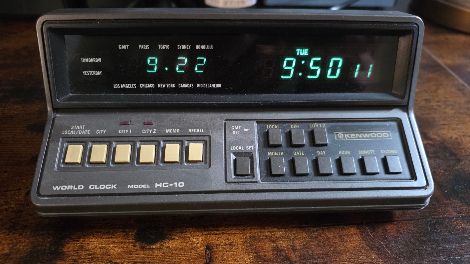 Vintage Kenwood Hamclock HC-10, Ophalen of Verzenden