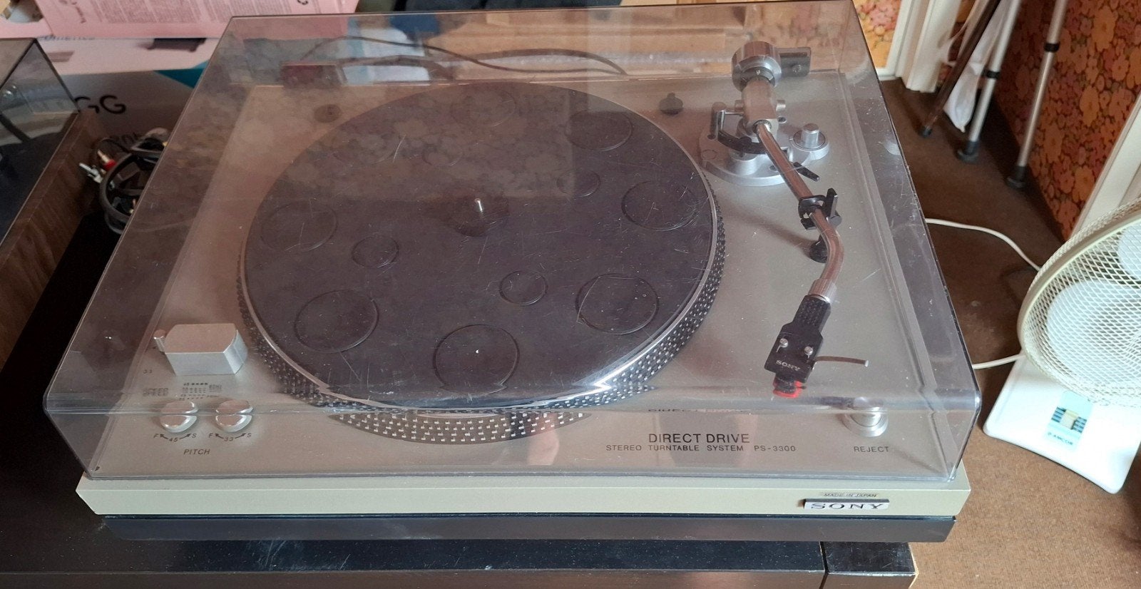 Platine Sony PS-3300, TV, Hi-fi & Vidéo, Tourne-disques, Réglage pitch, Tourne-disque, Enlèvement, Utilisé