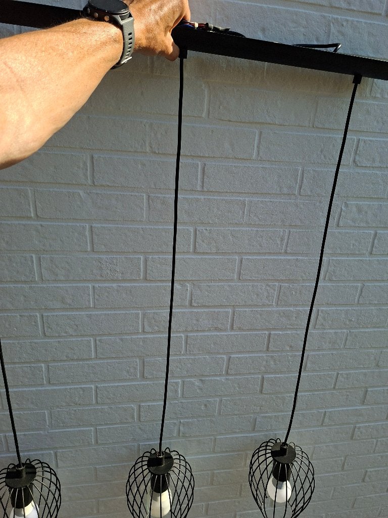 Eglo hanglamp Newtown zwart Ø16 cm, Enlèvement, Comme neuf, Métal, E27 (grand)