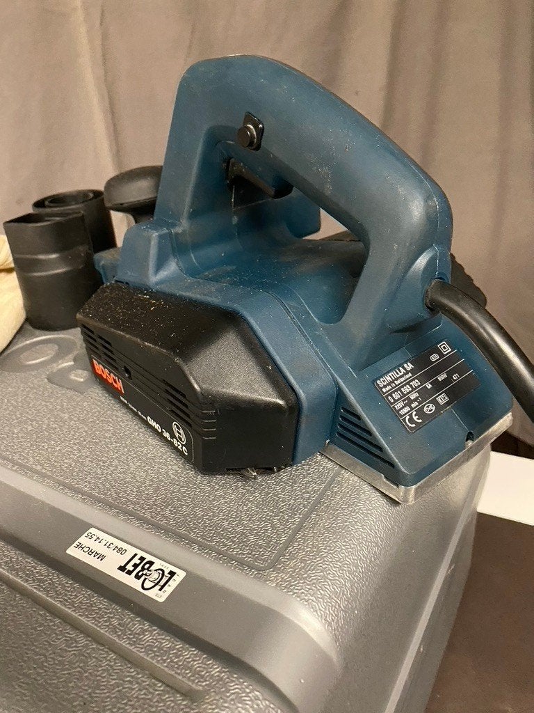 Rabot électrique Bosch professionnel (Bleu) 850W, Ophalen, Gebruikt, Snijgereedschap, Bosch