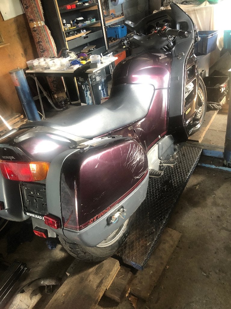Honda Pan 1100 pour pièces, Enlèvement