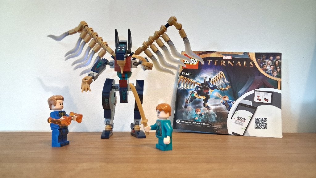 Lego set 76145 Eternals' luchtaanval, Marvel, Lego, Ophalen of Verzenden, Zo goed als nieuw