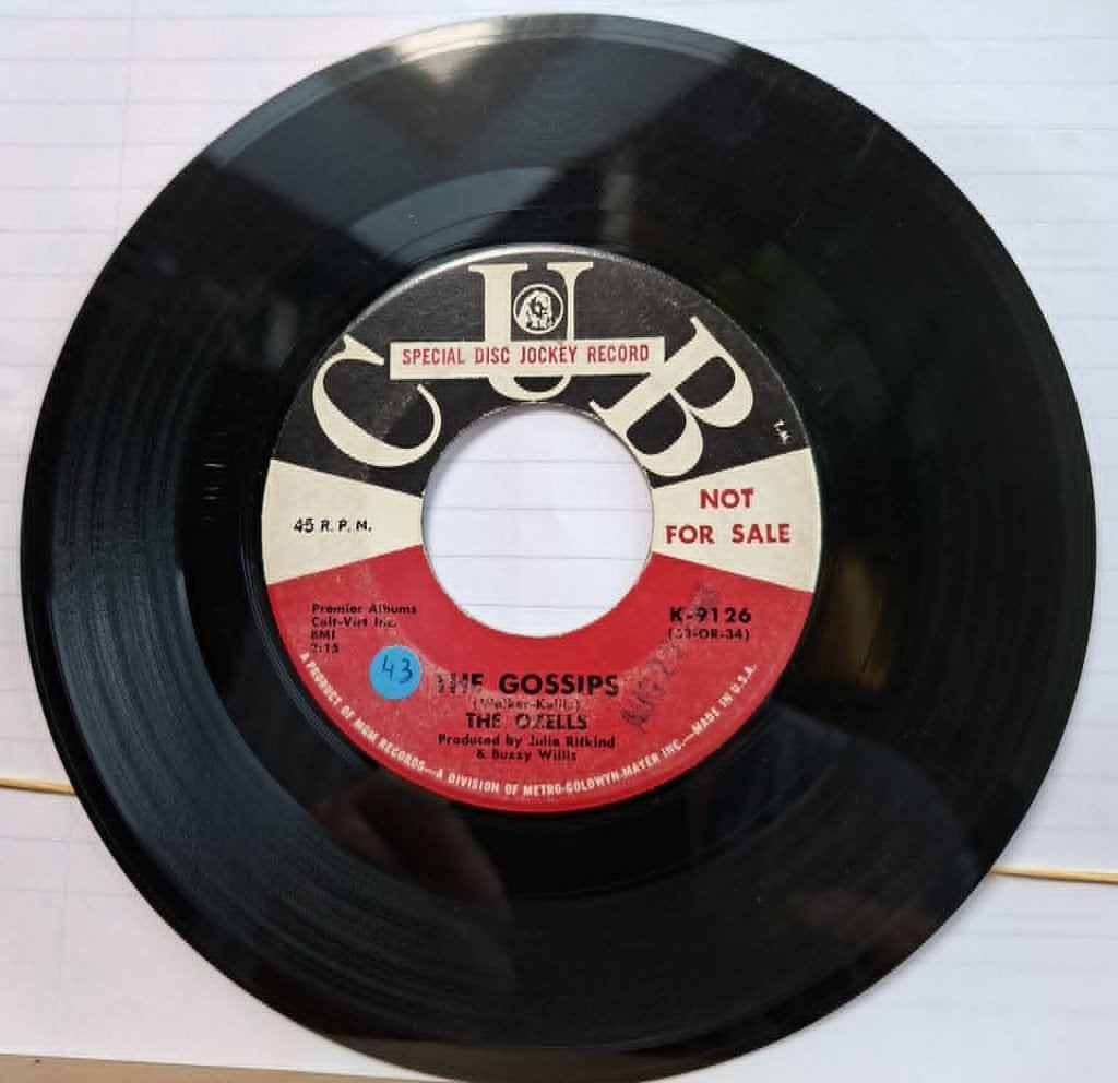 Popcorn Groove/The Ozells - The Gossips, Cd's en Dvd's, Vinyl | R&B en Soul, Gebruikt, Ophalen of Verzenden, Soul, Overige typen