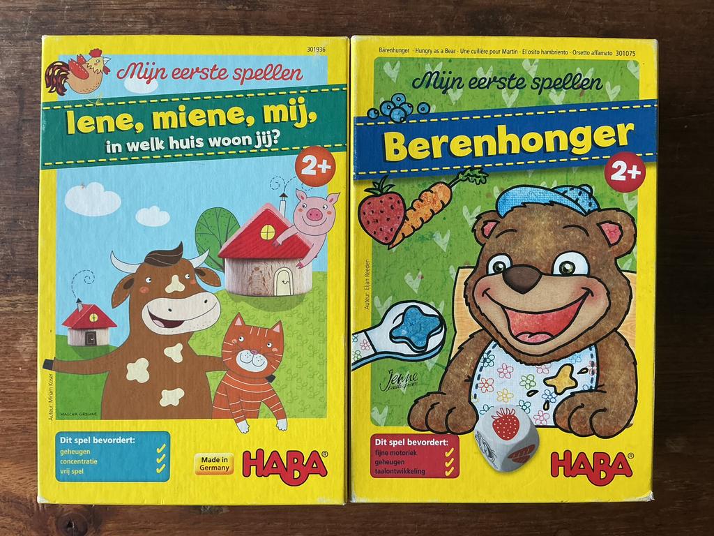 2 spellen van HABA, Ophalen, Gebruikt