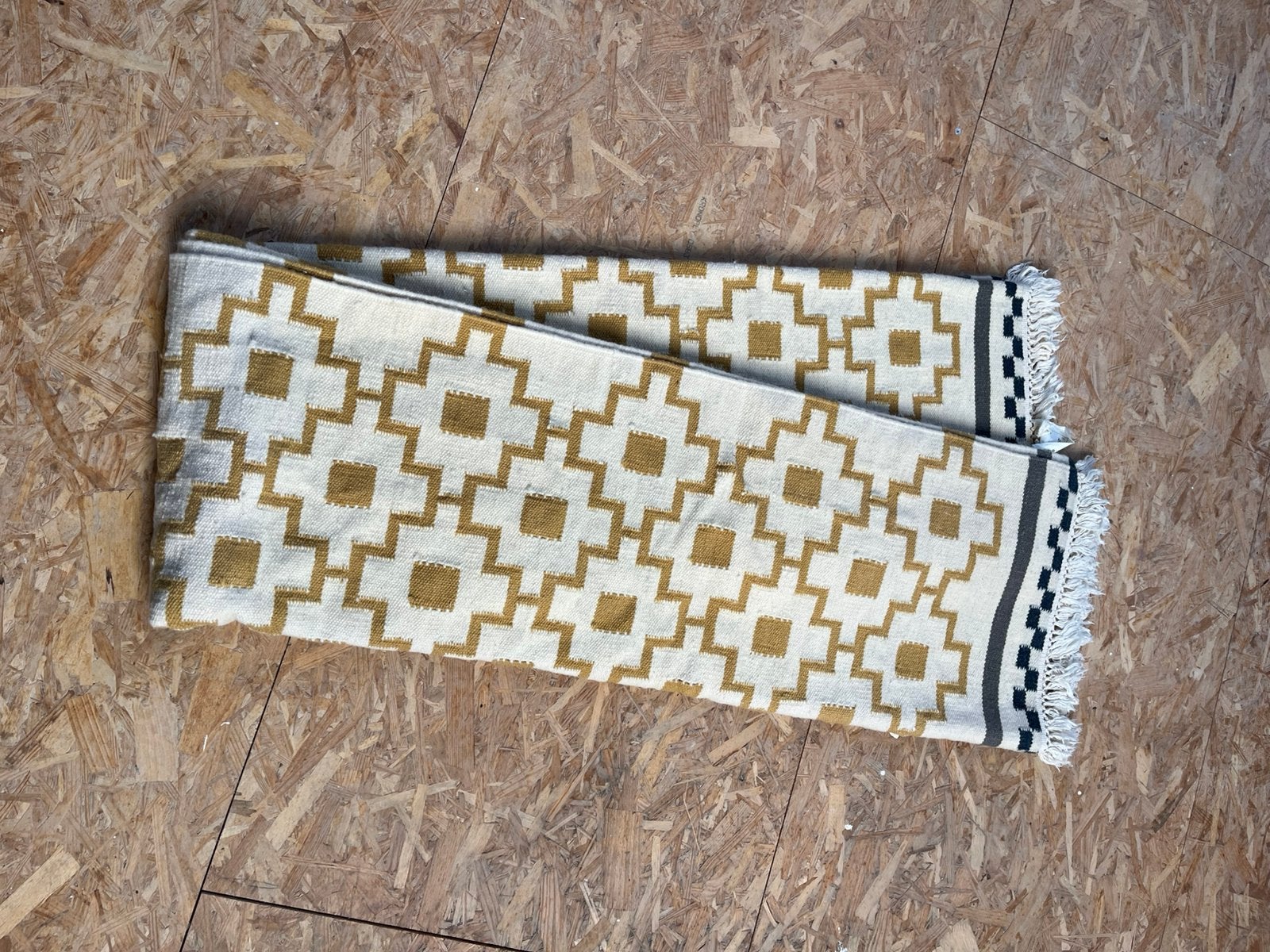 Tapijt alvine ruta ikea, Huis en Inrichting, Ophalen, Zo goed als nieuw, Blauw