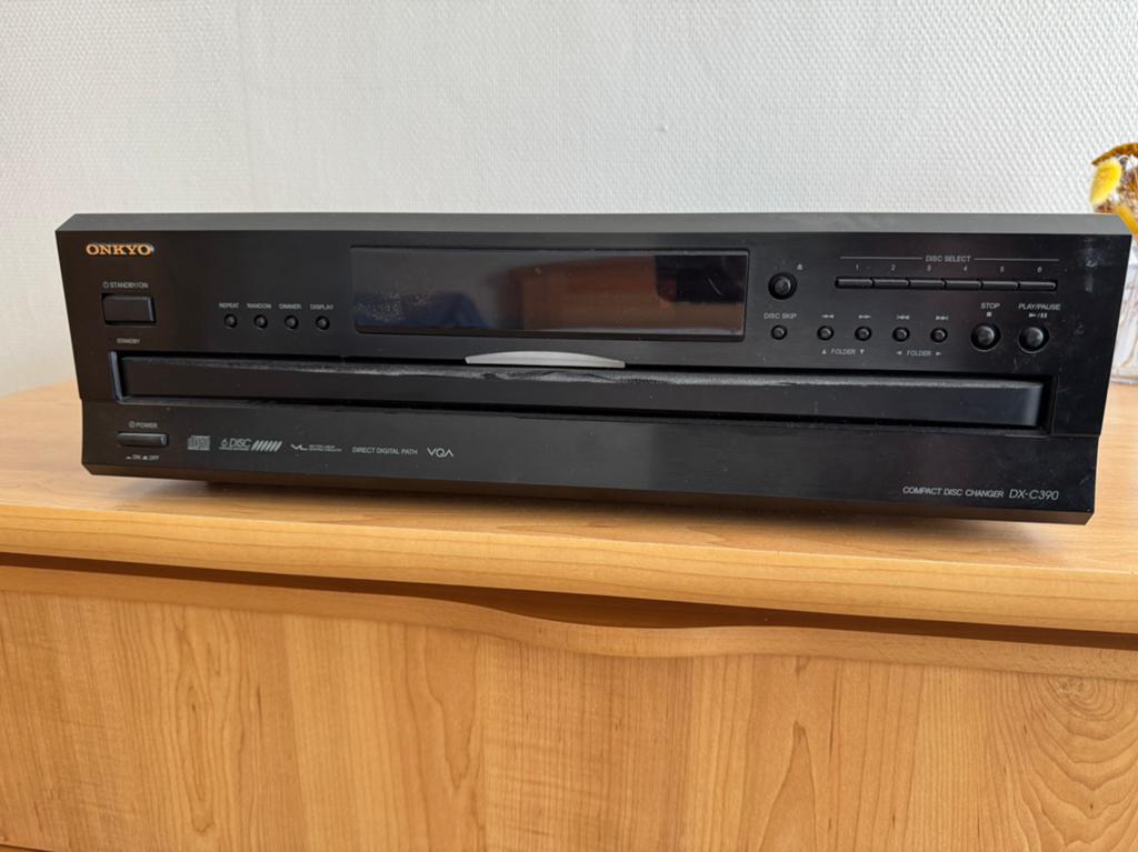 Onkyo DX-C390 Compact Disc Changer, Ophalen, Gebruikt