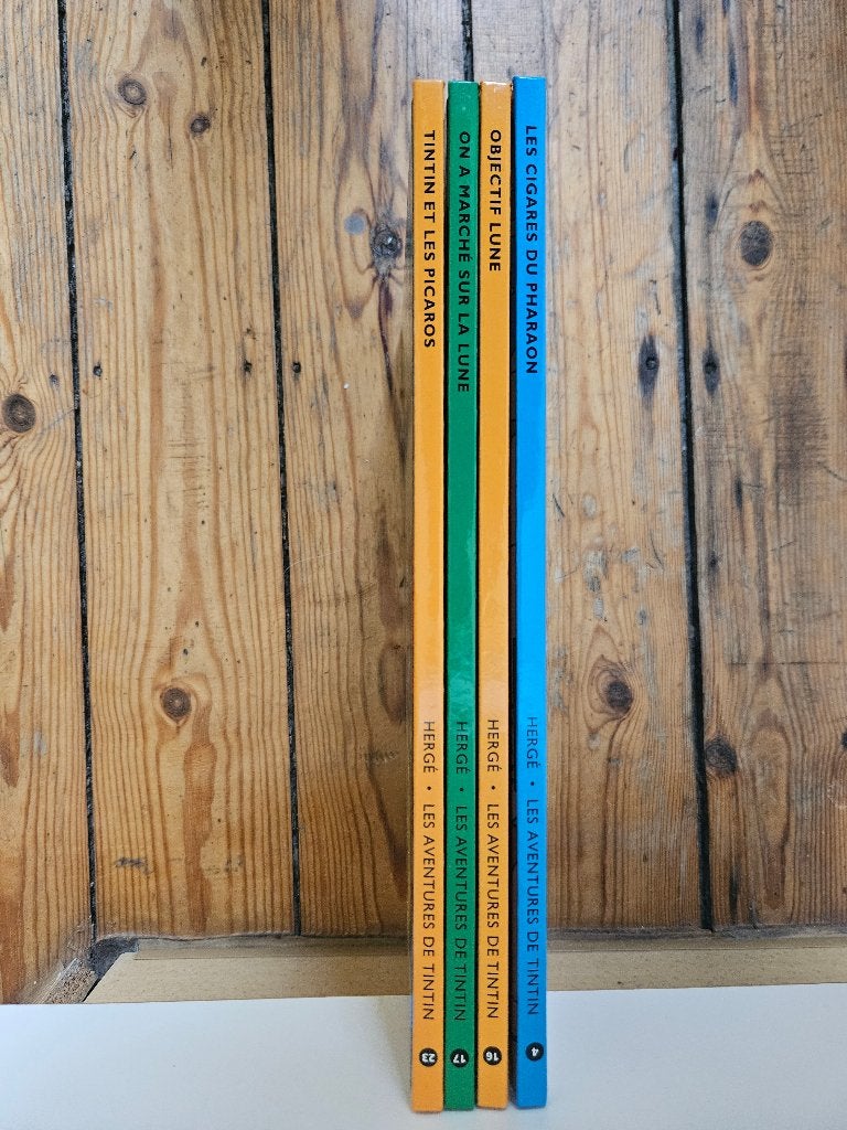 Verkoop 4 nieuwe albums van Kuifje, Boeken, Meerdere stripboeken, Ophalen, Nieuw, Herge