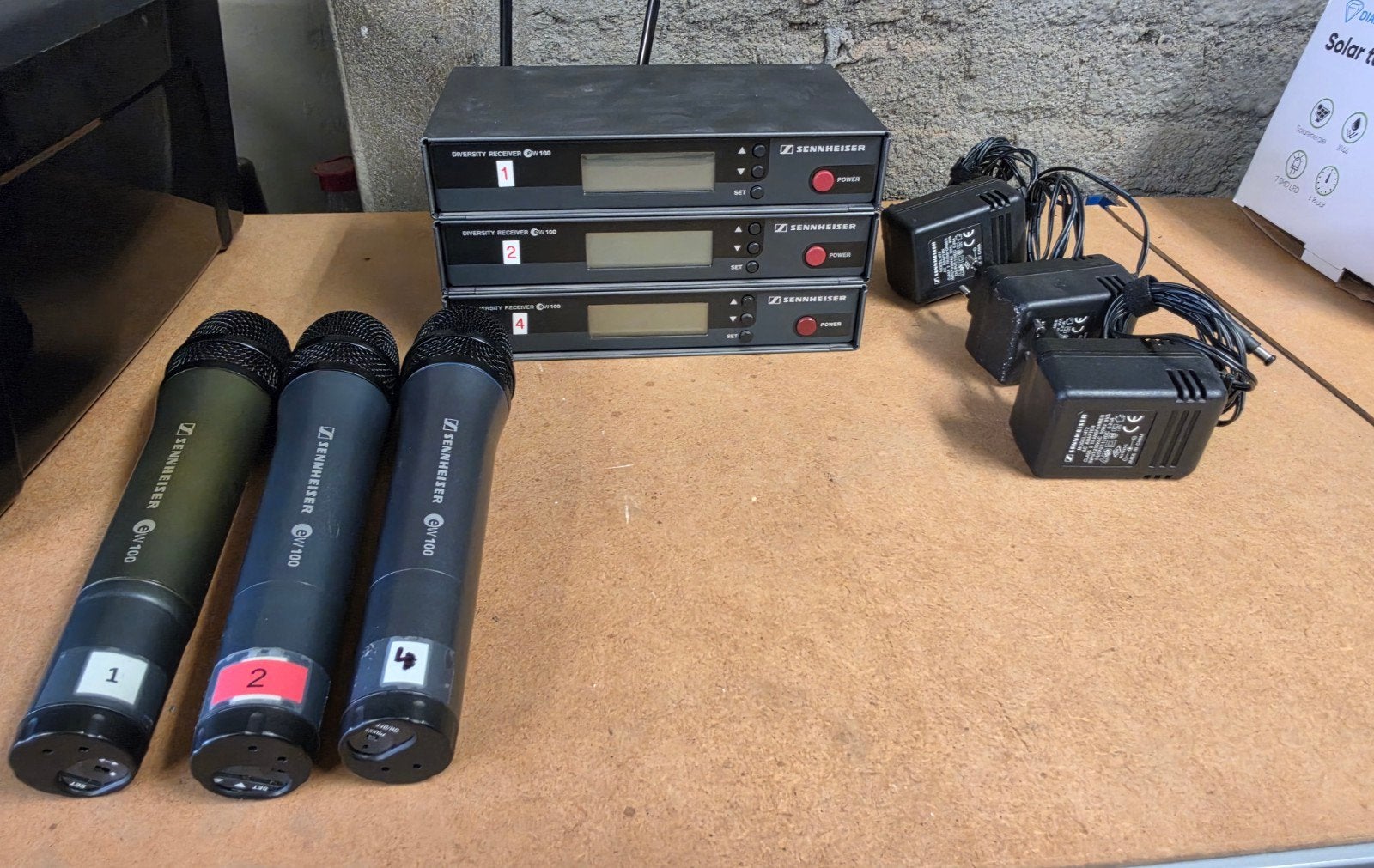 sennheiser ew100, Ophalen