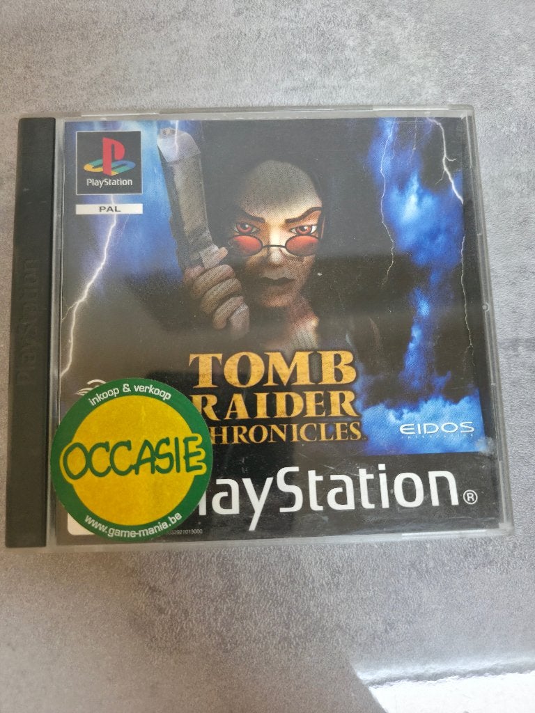 Tomb Raider: Chronicles PS1 doosje zonder cd (PAL), Avontuur en Actie, Gebruikt, Verzenden, 1 speler