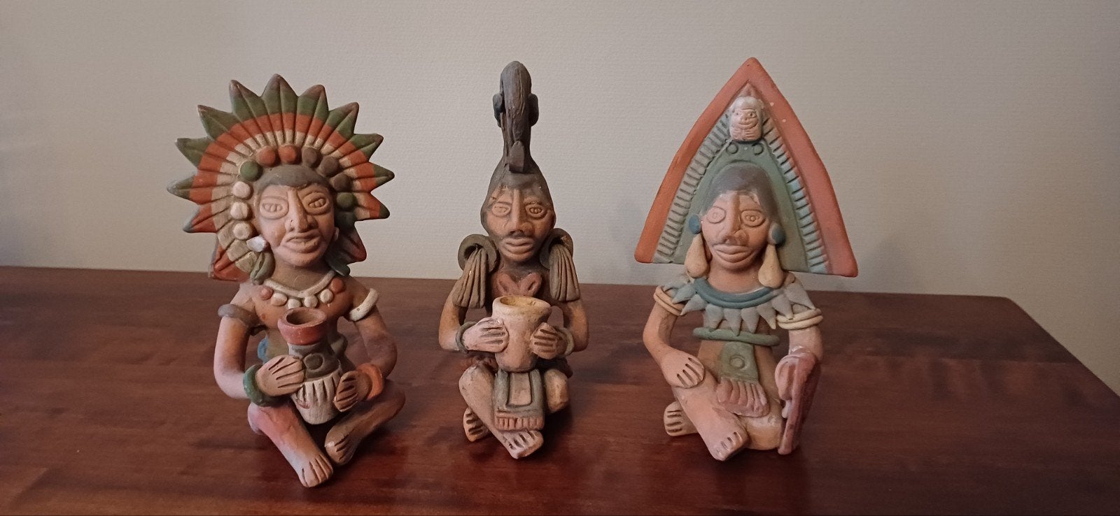 Mexicaanse beeldjes ongeveer 15 cm hoog, Ophalen