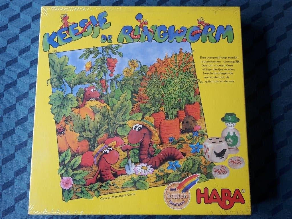 Keesje de Ringworm, nieuw in folie, 2-6 spelers, 4+, Haba, Ophalen of Verzenden, Nieuw, Haba