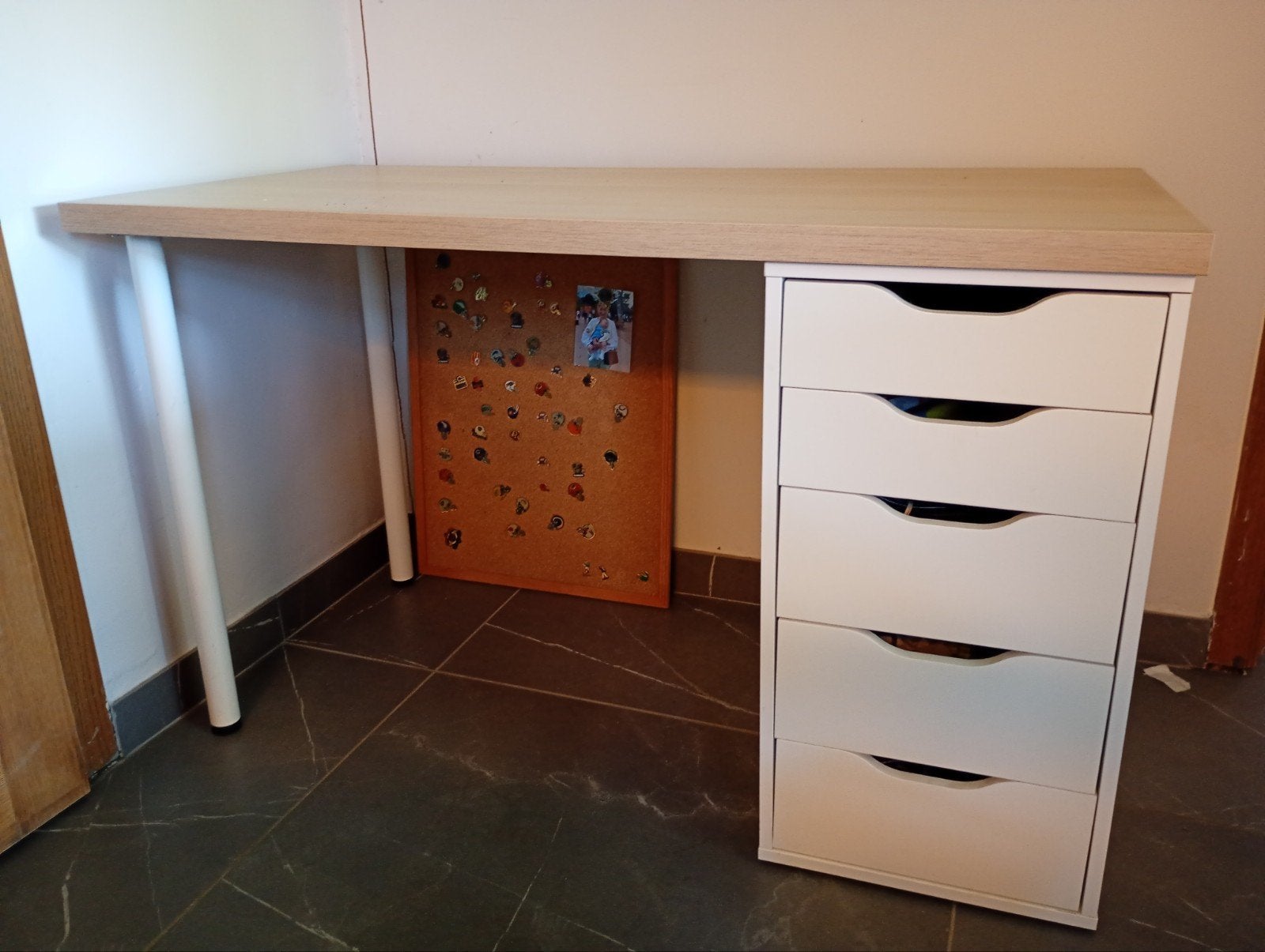 Bureau Ikea, Maison & Meubles, 120 cm, Classique, Comme neuf, Enlèvement