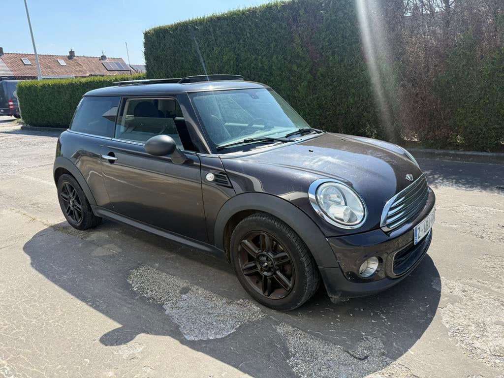 Mini One / 184.600 / 2012 / pano dak / 1.6 benzien, Euro 5, Zwart, Overige kleuren, Bedrijf