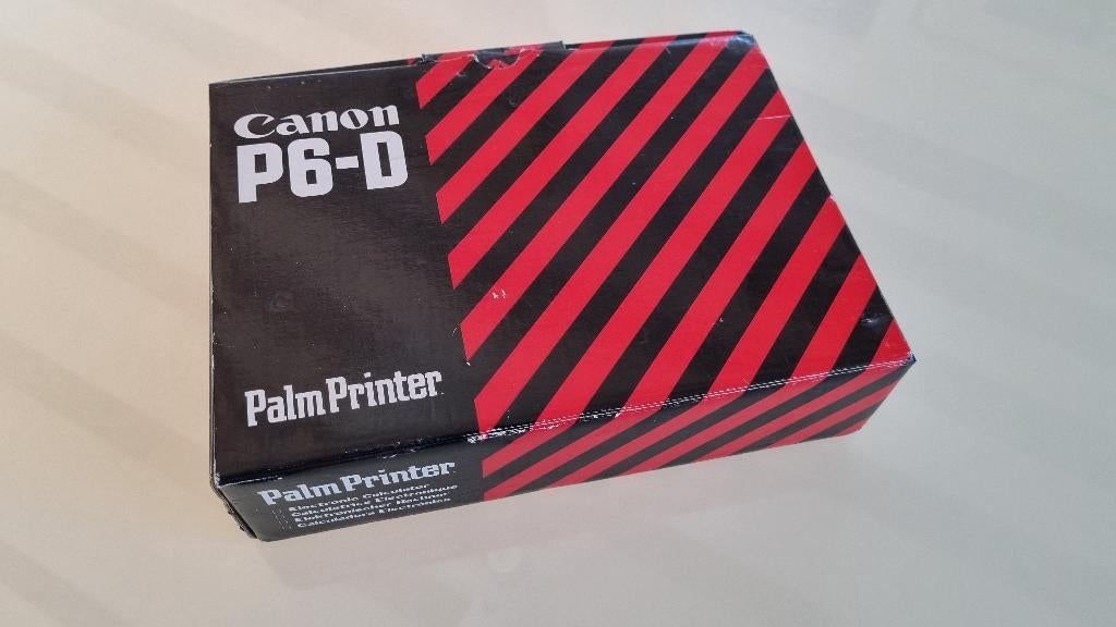 Canon P6-D - Gloednieuwe Palm-printercalculator, Ophalen of Verzenden, Computers en Rekenmachines