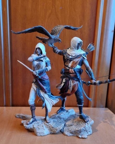 Figurines Assassin’s Creed Origins – Bayek & Aya, Ophalen, Mens