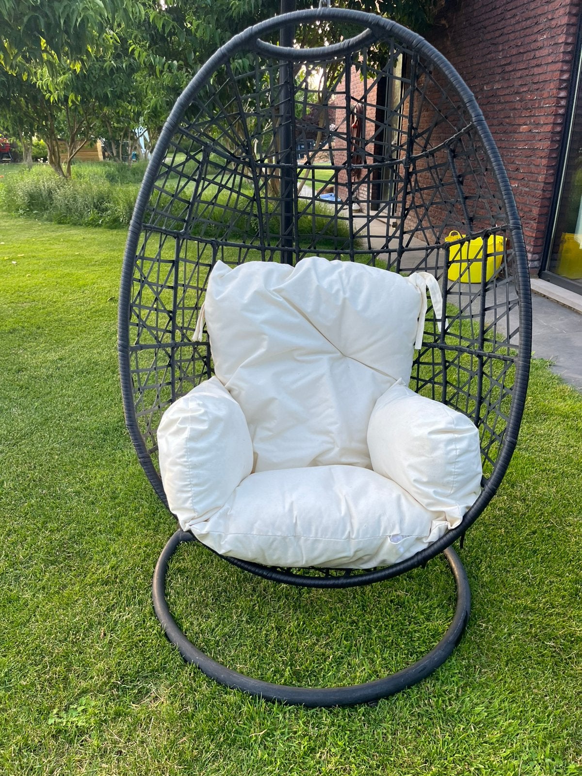 Hangende tuinstoel of zit ei, Tuin en Terras, Ophalen, Gebruikt