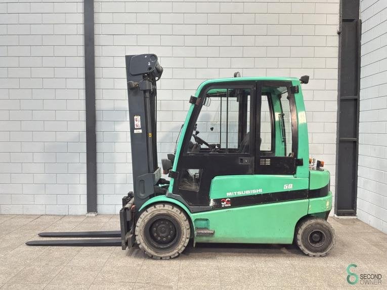 Heftrucks Elektrisch Mitsubishi FB50N 2006, Zakelijke goederen, Meer dan 4000 kg, Elektrisch, Heftruck, Mitsubishi