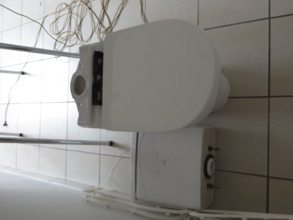 WC blanc, Enlèvement, Utilisé, Toilettes