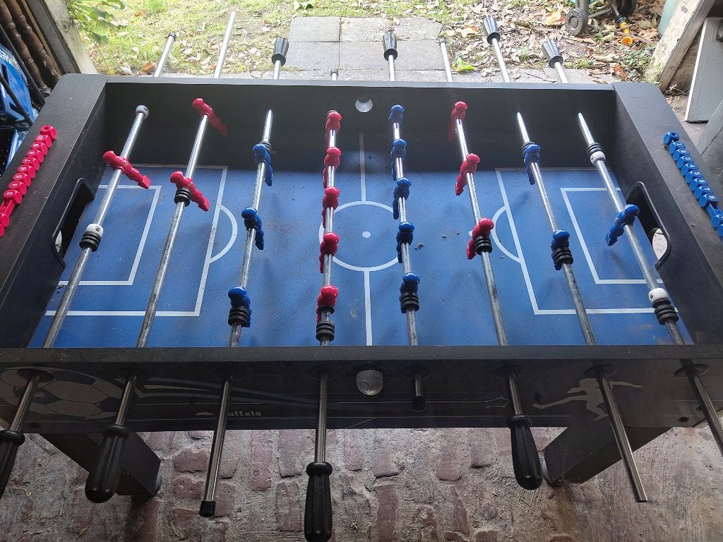 Tafelvoetbal Buffalo, Ophalen, Gebruikt