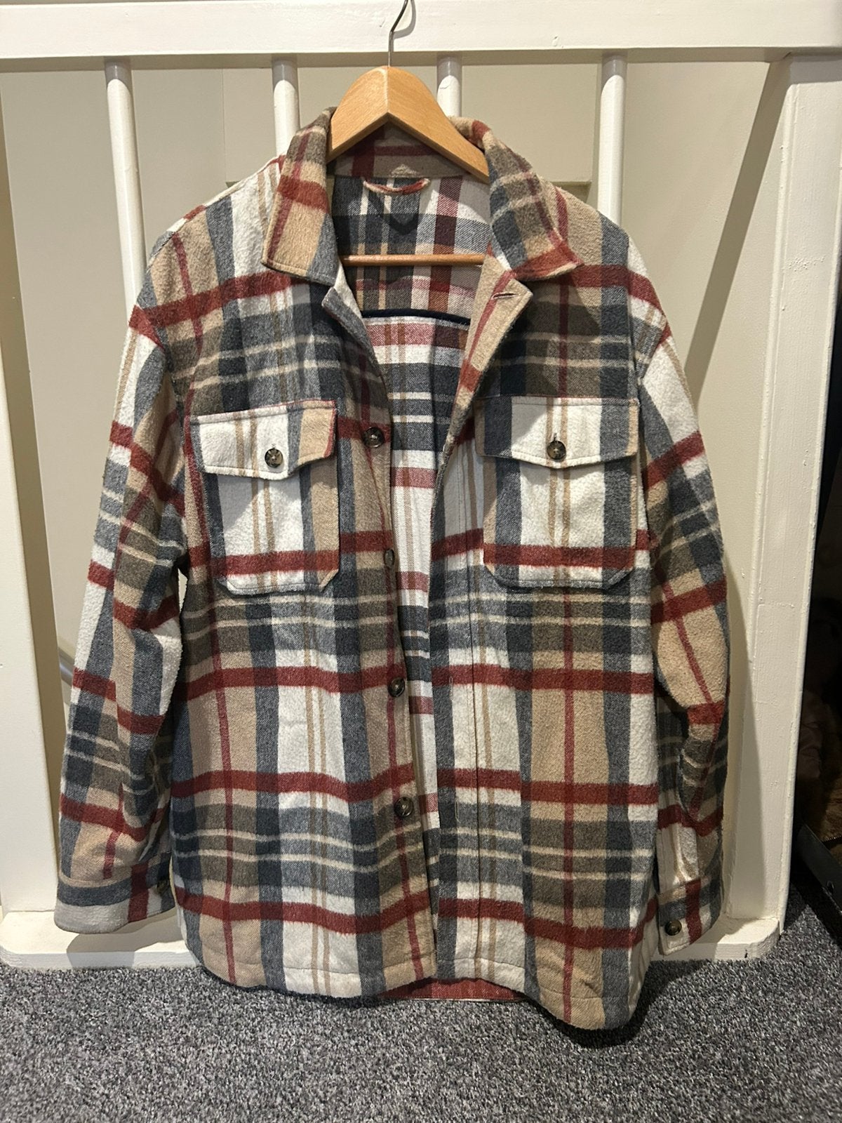 Geruit overhemd/jas maat xl Zara, Kleding | Heren, Jassen | Zomer, Ophalen of Verzenden, Zo goed als nieuw, Maat 56/58 (XL)