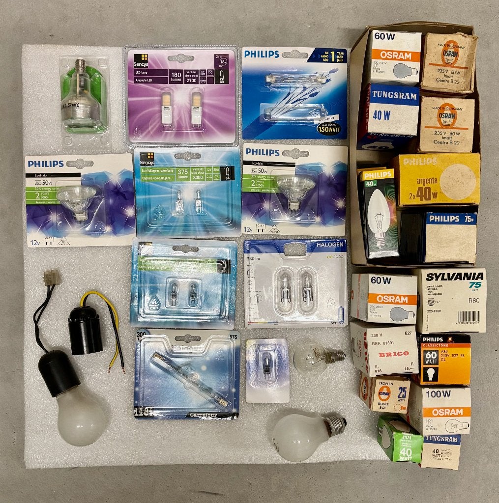 Nieuwe en vintage lampen: Philips, Osram, Sylvania, Sencys, Ophalen, Osram, Overige typen, Zo goed als nieuw