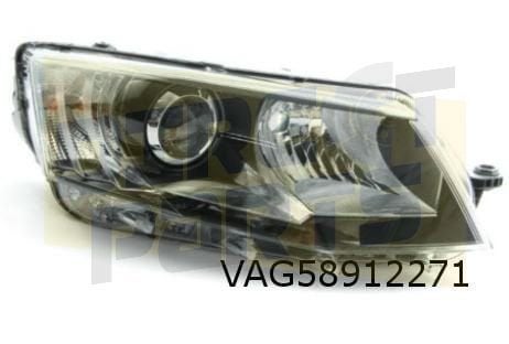 Skoda Octavia (3/13-3/17) koplamp Links (HID) OES! 5E1941017, -, Verzenden, -, Nieuw
