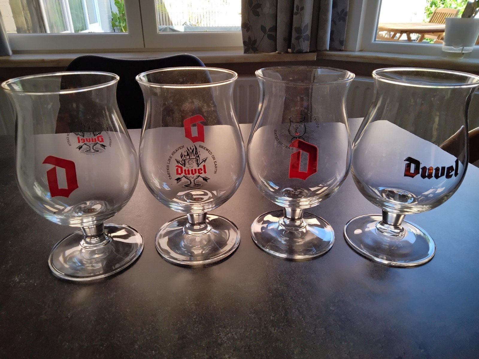 Duvel Bierglazen, Verzamelen, Ophalen of Verzenden, Zo goed als nieuw, Bierglas