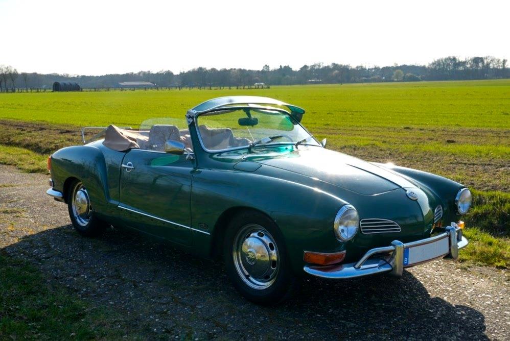Volkswagen Karmann Ghia Cabrio, Auto's, Oldtimers, Particulier, Lederen bekleding, Open dak, Volkswagen, Benzine, Cabriolet, 2 deurs