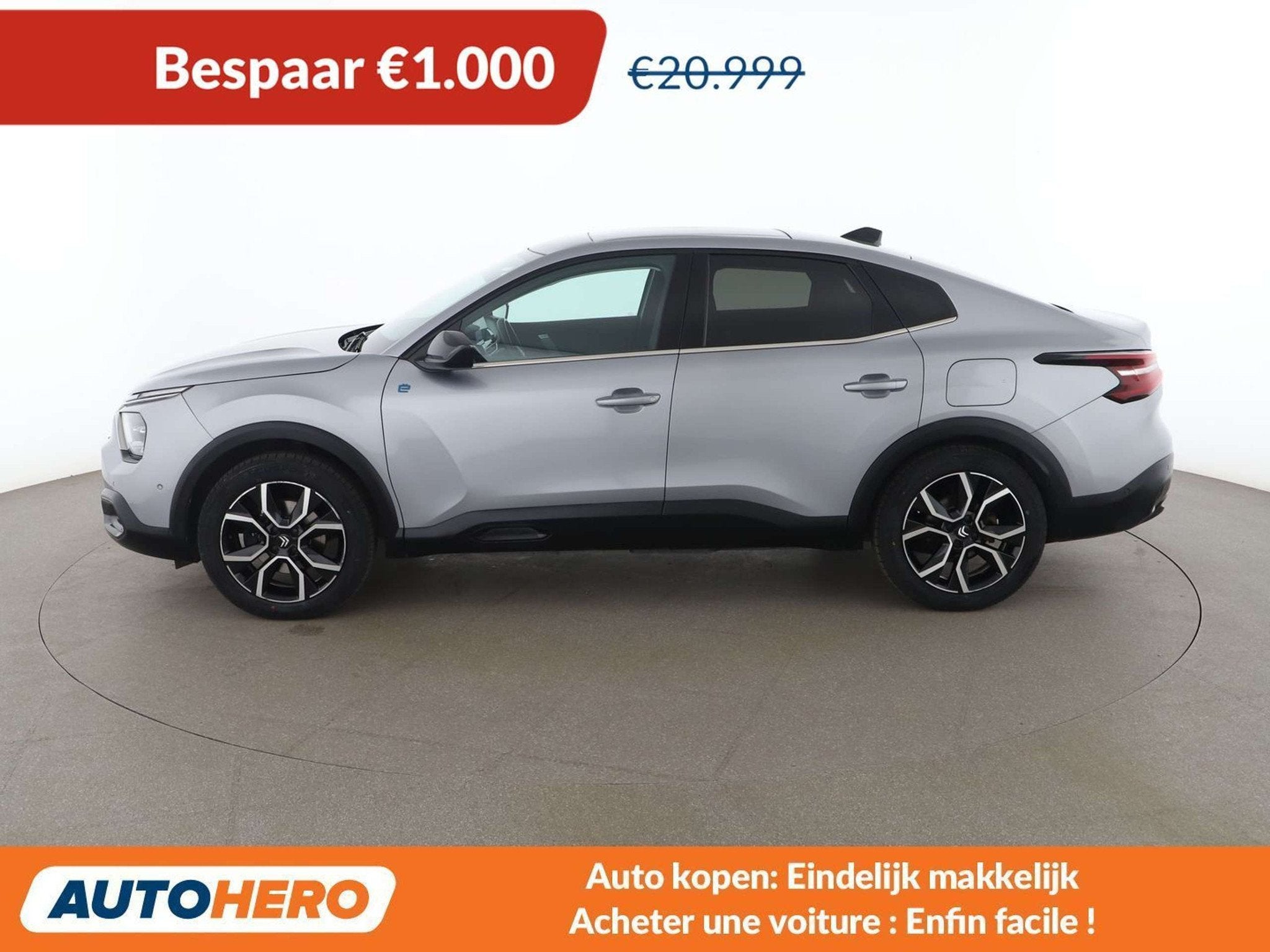 Citroën C4 X electric drive 100 kW e-Shine (automatique), Autos, Citroën, Argent ou Gris, Achat, Interruption de démarrage, 4 portes