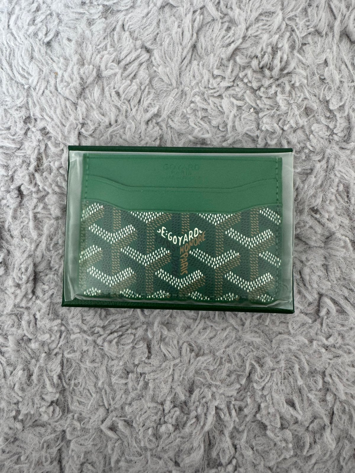 Porte-cartes Goyard Vert – Neuf, Neuf, Autres marques, Cuir, Enlèvement ou Envoi