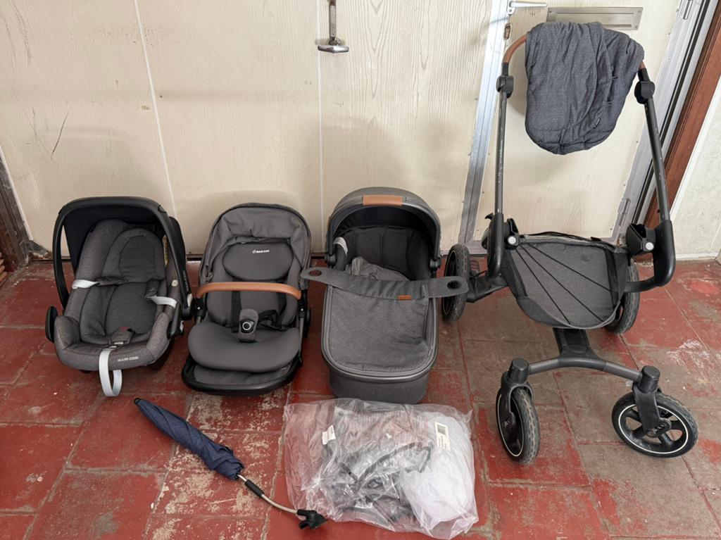 Maxi cosi 3in1, Kinderen en Baby's, Buggy's, Ophalen, Gebruikt, Maxi-Cosi, Voetenzak