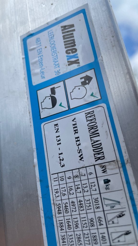 Ladder, Doe-het-zelf en Bouw, Ophalen, Zo goed als nieuw, Ladder, 4 meter of meer