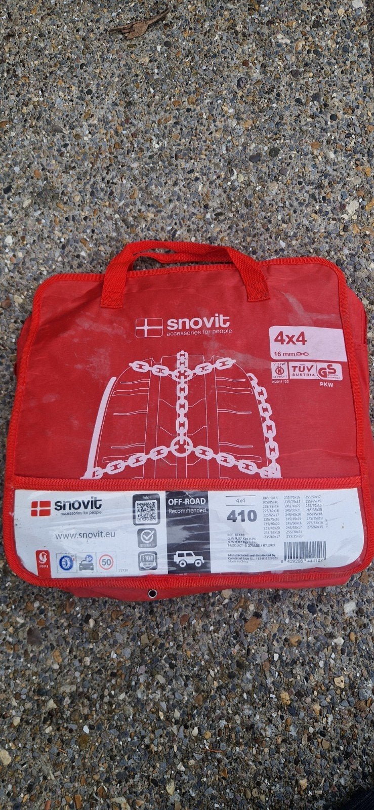 Sneeuwketting Snovit 4x4 410, Auto diversen, Sneeuwkettingen, Ophalen, Zo goed als nieuw