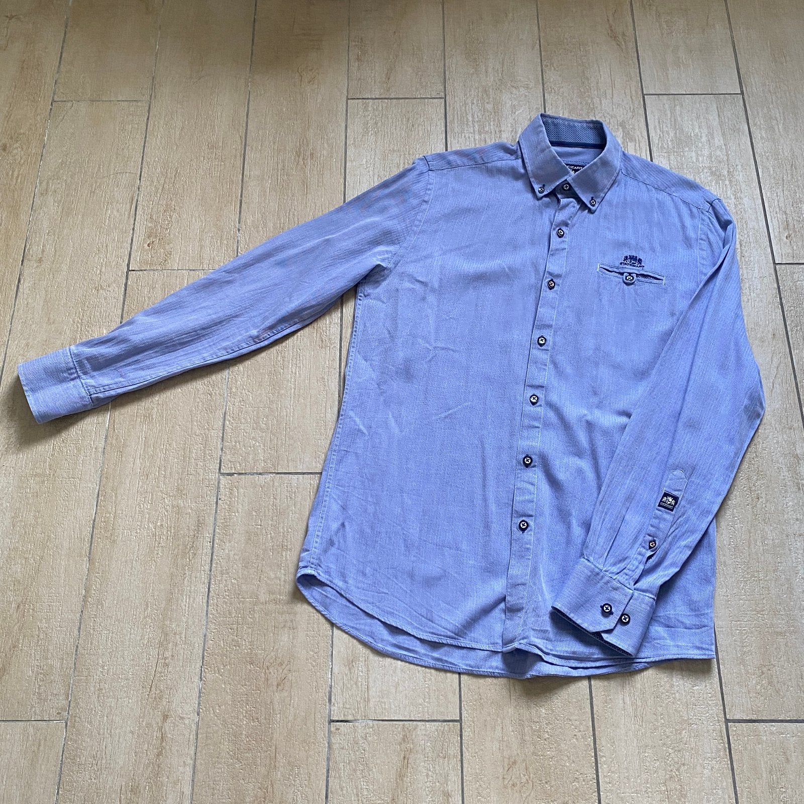 Hemd state of art maat medium, Ophalen of Verzenden, Zo goed als nieuw, Blauw