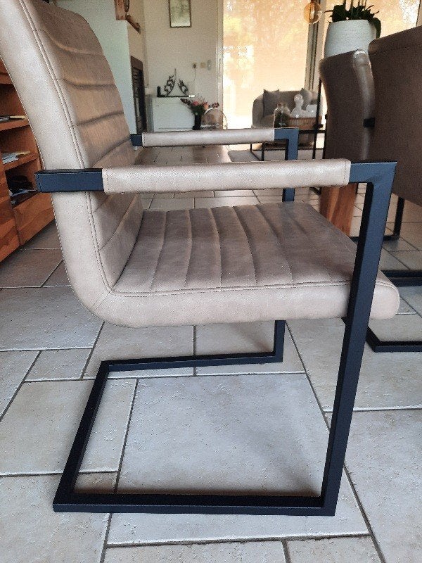6 eetkamerstoelen, Maison & Meubles, Chaises, Autres couleurs, Enlèvement, Cuir, Cinq, Six Chaises ou plus