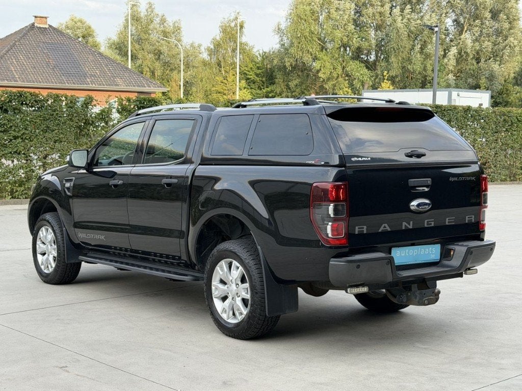 Ford Ranger 3.2L Wildtrak 4x4 Automaat 120000km Camera, Automaat, Zwart, USB, Zwart