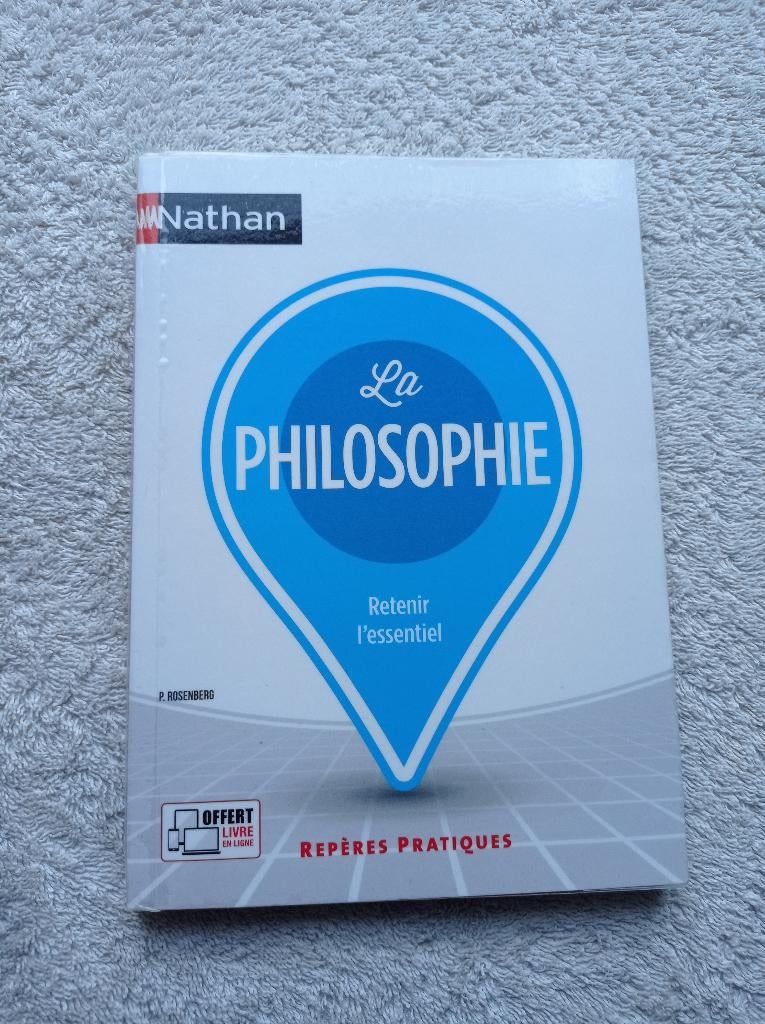 Livre "La Philosophie" Nathan, Enlèvement ou Envoi, Comme neuf