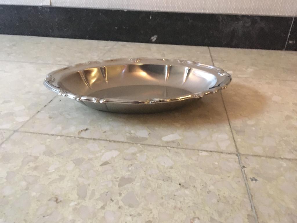 2 inox schalen, Ophalen of Verzenden