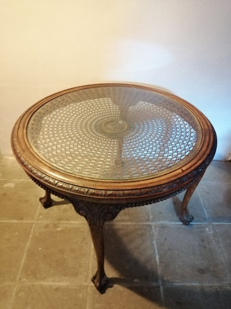 table de salon, Maison & Meubles, Rond, Enlèvement, Utilisé, 50 à 100 cm