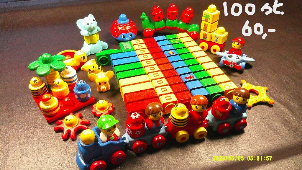 100 stuks Lego primo, baby Duplo., Enfants & Bébés, Enlèvement ou Envoi, Comme neuf, Lego Primo